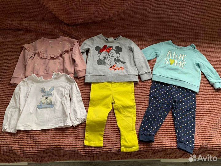Вещи на девочку пакетом 80-86