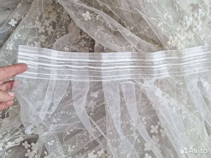 Тюль занавески в спальню зал