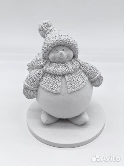 Фигурка гипсовая Снеговик