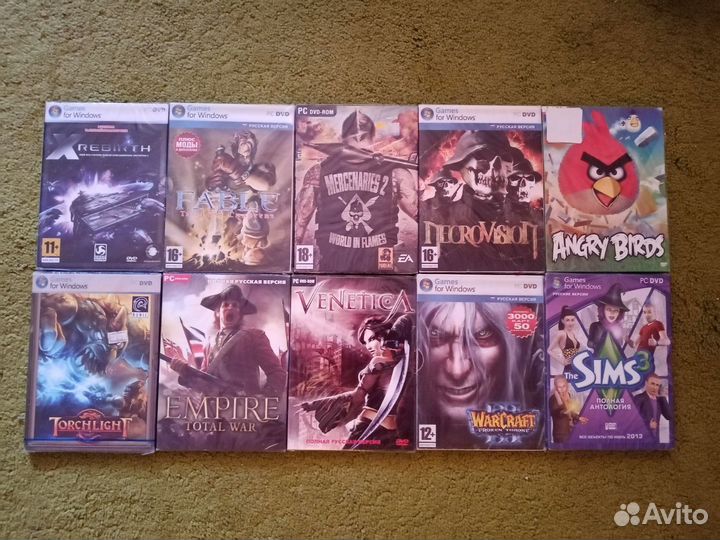 Запечатанные компьютерные игры для компа sild
