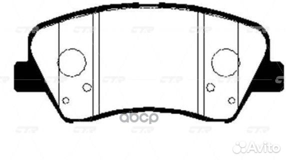 Колодки тормозные hyundai Elantra 2012, i30