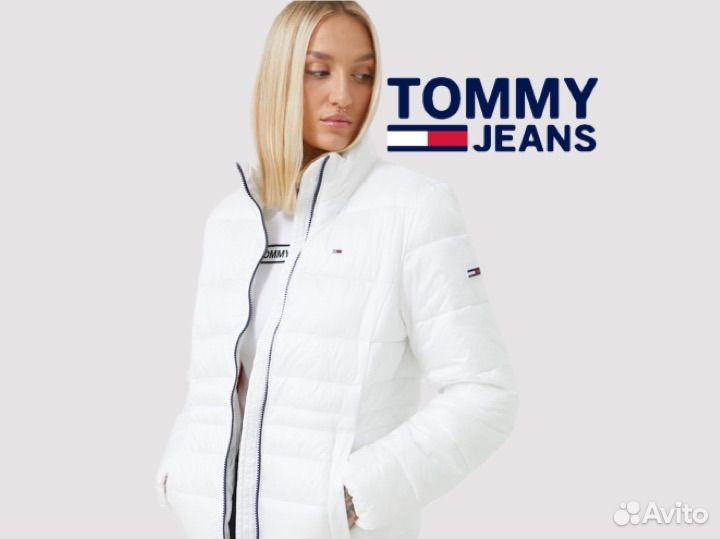 Куртка Tommy Jeans M, белая, оригинал