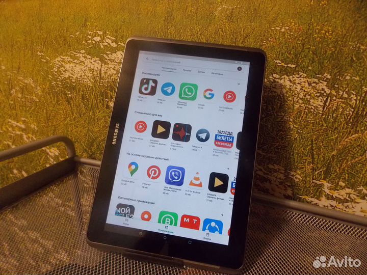 Большой планшет для ютуба Samsung Galaxy Tab 2