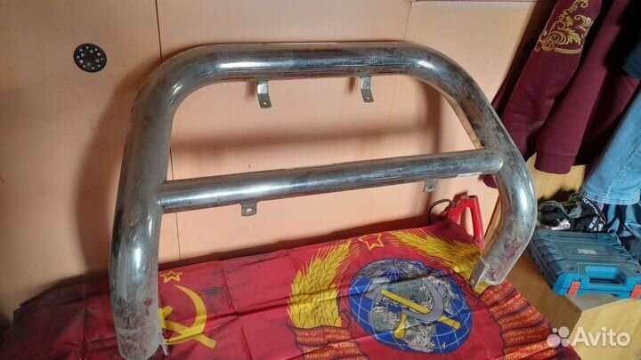 Защита бампера внедорожника