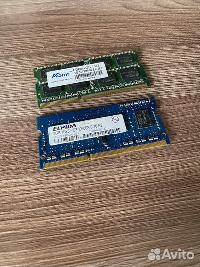 Оперативная память DDR3 для ноутбука 2x2