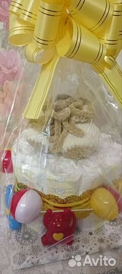 Подарочки из памперсов(тортики)
