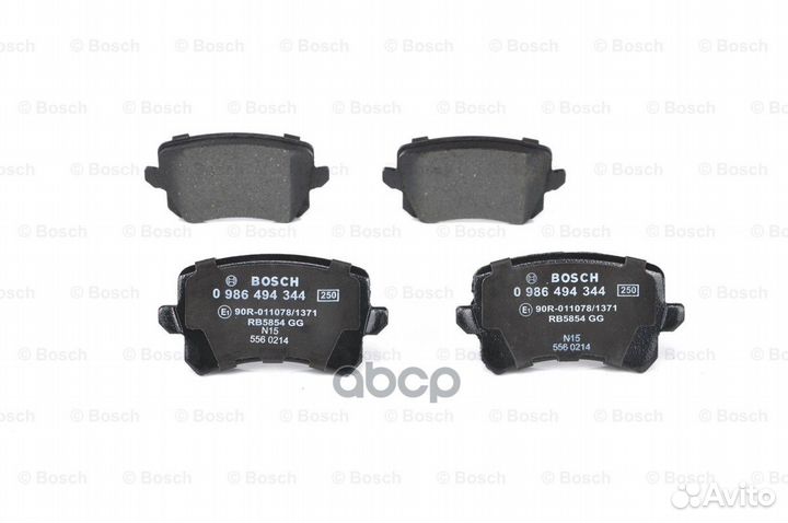 Колодки зад. VW tiguan 1.4TSI, 2.0tfsi,TDI 2007