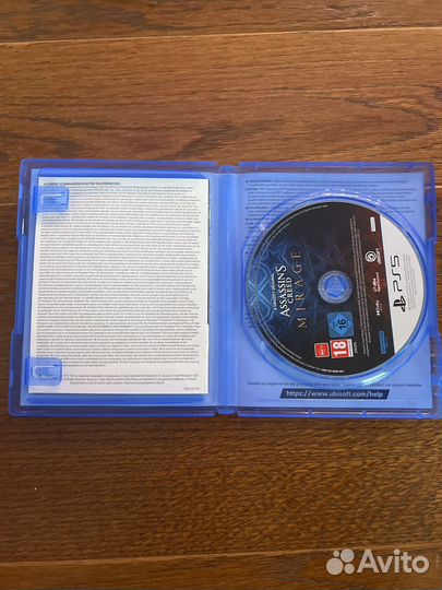 Игра для PS5 asasin creed mirage