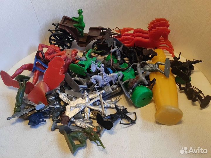 Солдатики Робозвери Оловянные Пластик СССР