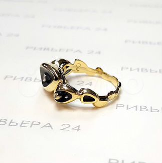 Золотое кольцо с бриллиантами 585 пробы 4.67 грамм
