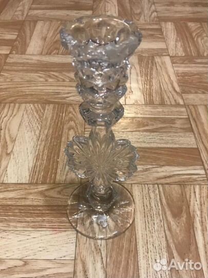 Подсвечник хрустальный СССР