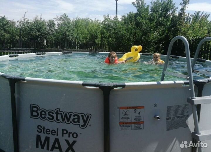 Каркасный бассейн 457 на 122см