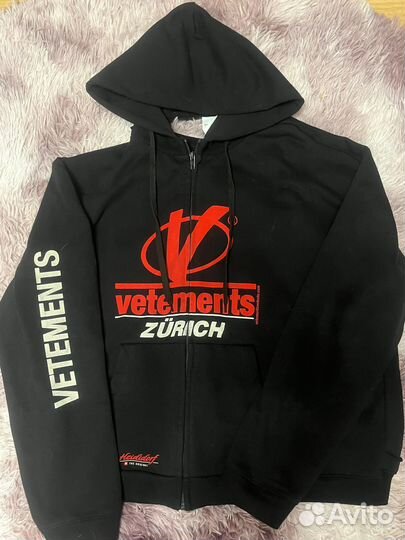 Зип худи vetements zurich
