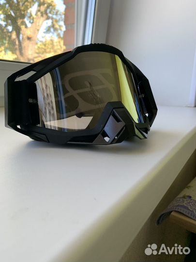 Очки 100 черные для мотокросса,эндуро,квадроцикла