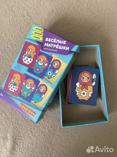 Развивающая настольная игра Веселые матрешки