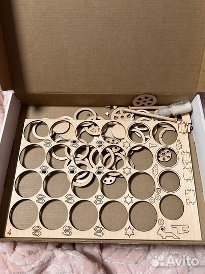 Wood story спорткар деревянный конструктор