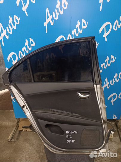 Дверь задняя левая Ниссан Примера П12 с наклейкой