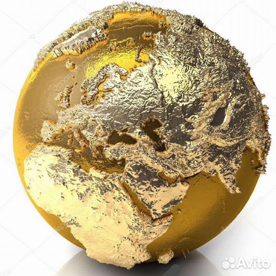 Глобус раскраска с рельефом местности