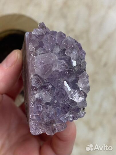 Друзы минералы Аметист Сердолик