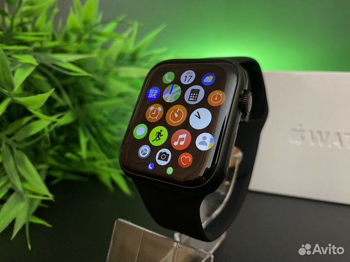 Apple watch 9 (45мм) с яблоком, ориг.короб