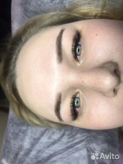 Наращивание ресниц, маникюр,педикюр в салоне