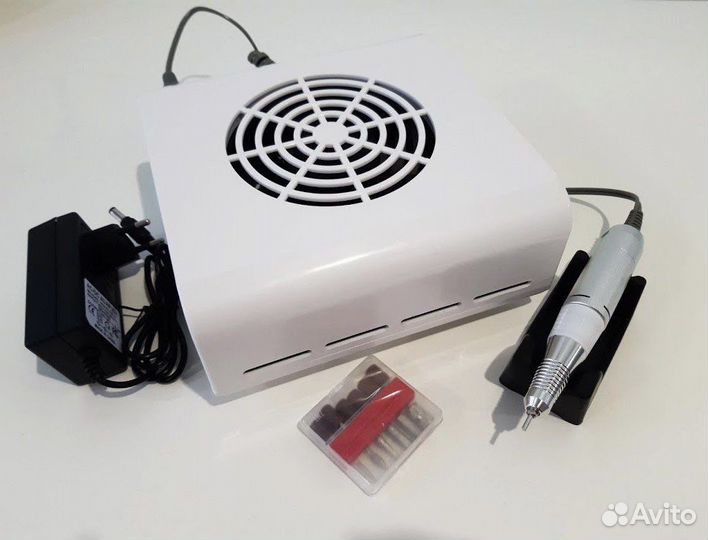 Набор для маникюра. Фрезер. Пылесос для маникюра