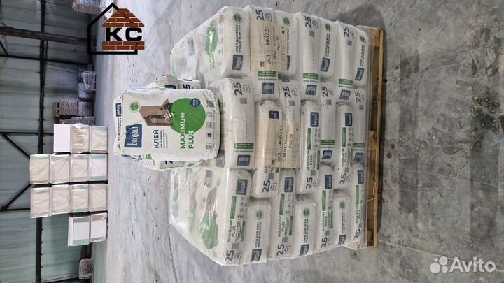 Клей для керамической плитки Бергауф