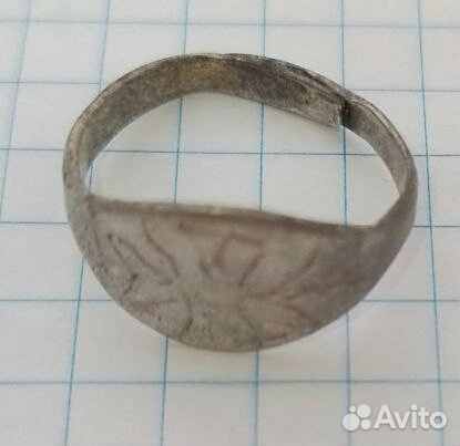 Перстень серебряный булгары