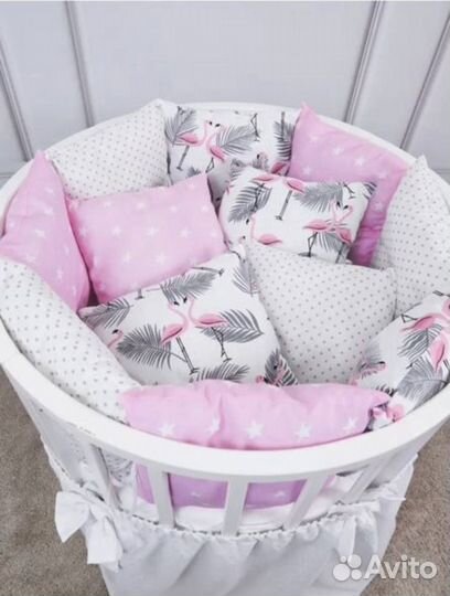 Бортики в детскую кроватку