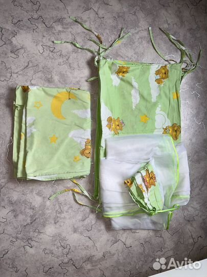 Бортики/постельное/балдахин