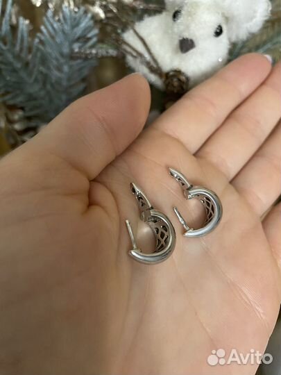 Серебряные серьги