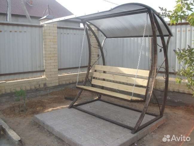 Качели садовые, изготовление