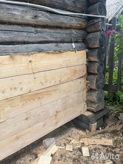 Замена венцов деревянного дома