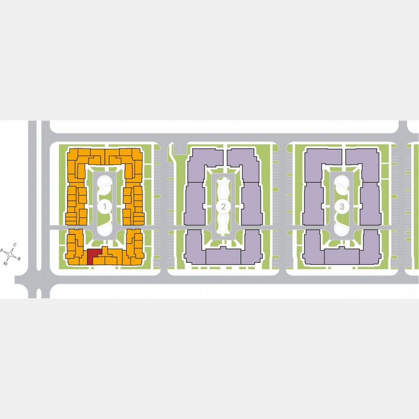 3-к. квартира, 84,2 м², 2/4 эт.