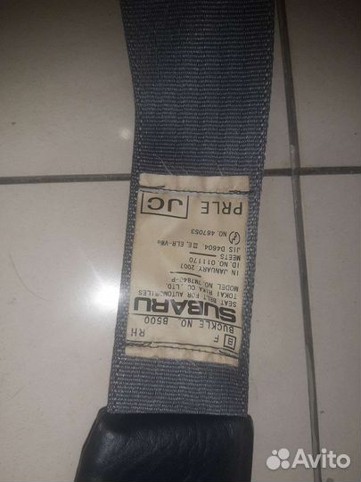 Ремень безопасности передний Субару Форестер sg