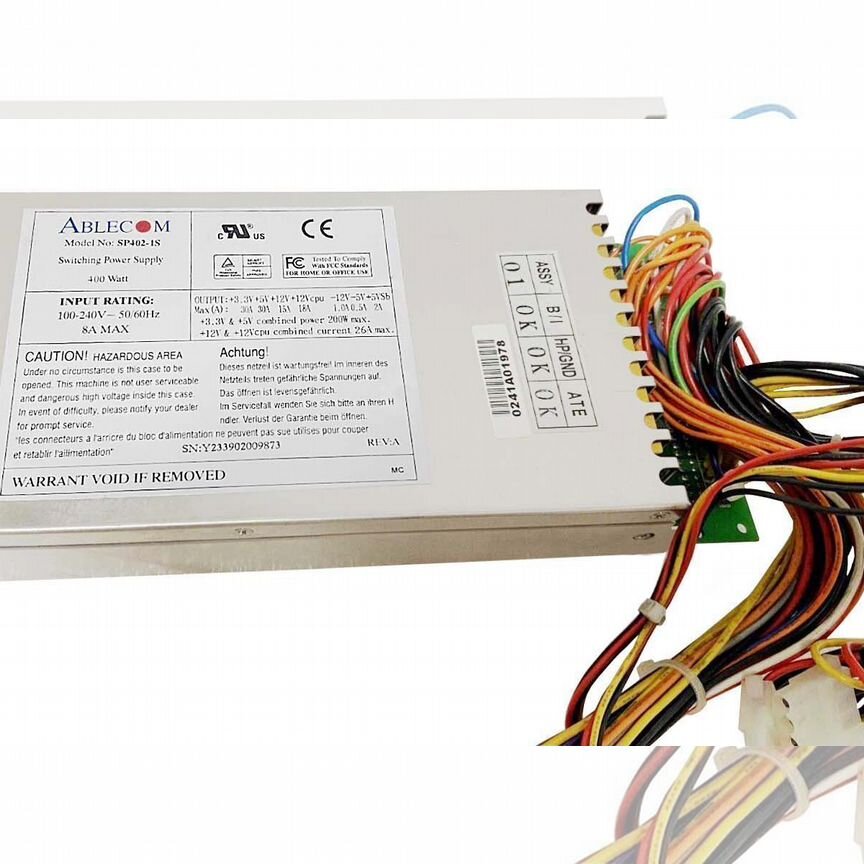 [SP402-1S] Резервный Блок Питания Supermicro 400w Sp402-1s