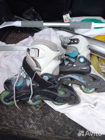 Роликовые коньки детские раздвижные