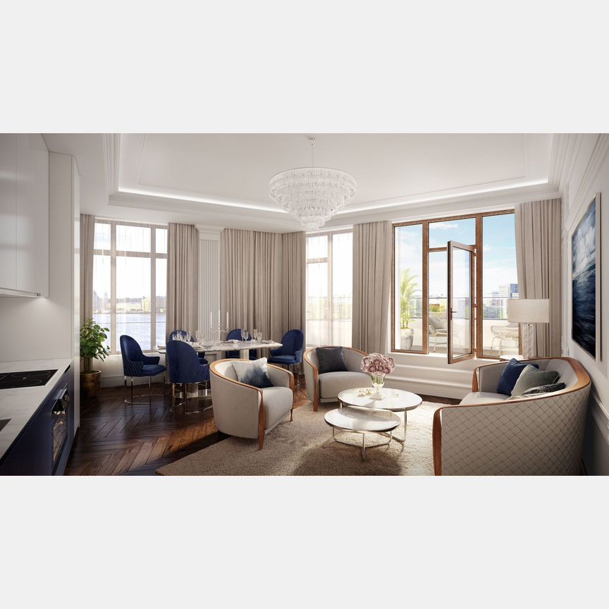 3-к. квартира, 88,2 м², 7/8 эт.