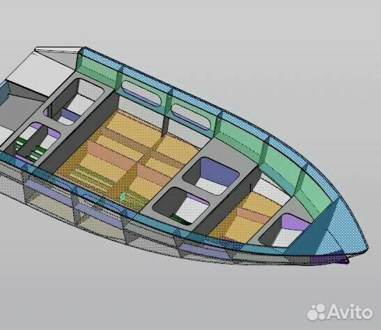Лодка север 380