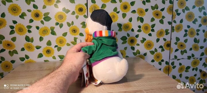 Мягкая музыкальная игрушка. Дональд Дак