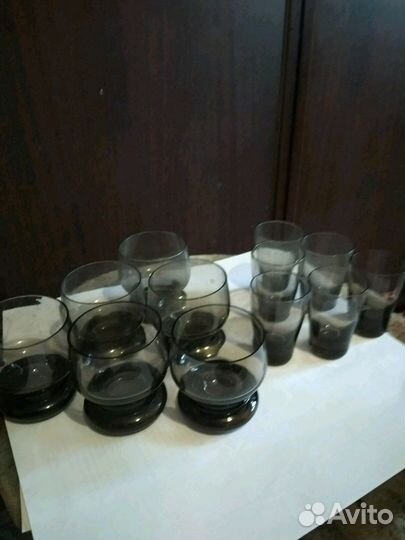 Цветное стекло посуда