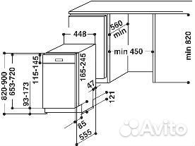 Встраиваемая посудомоечная машина whirlpool ADG 321