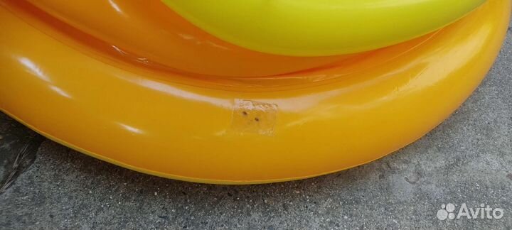 Детский надувной бассейн с навесом