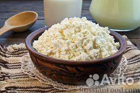Домашний творог, сметана, молоко, масло