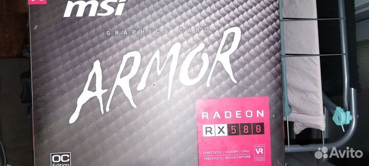 Видеокарта MSI RX 580 Armor 8g