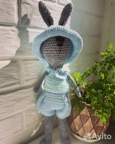 Зайка тильда амигуруми