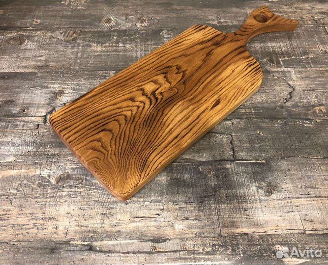 Доска разделочная обожжённая дуб