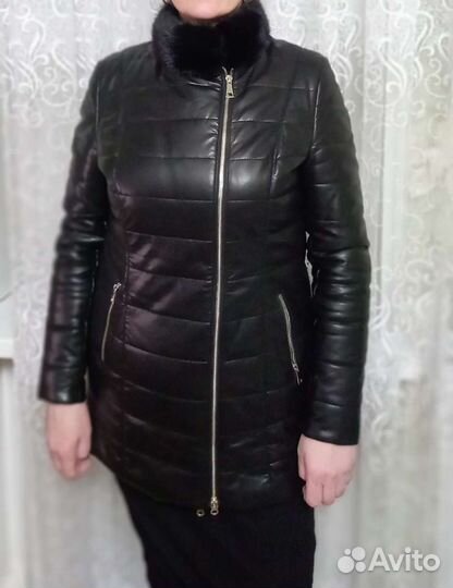 Куртка кожаная женская