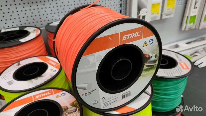 Леска триммерная stihl (оригинал) 2.4мм х 253м