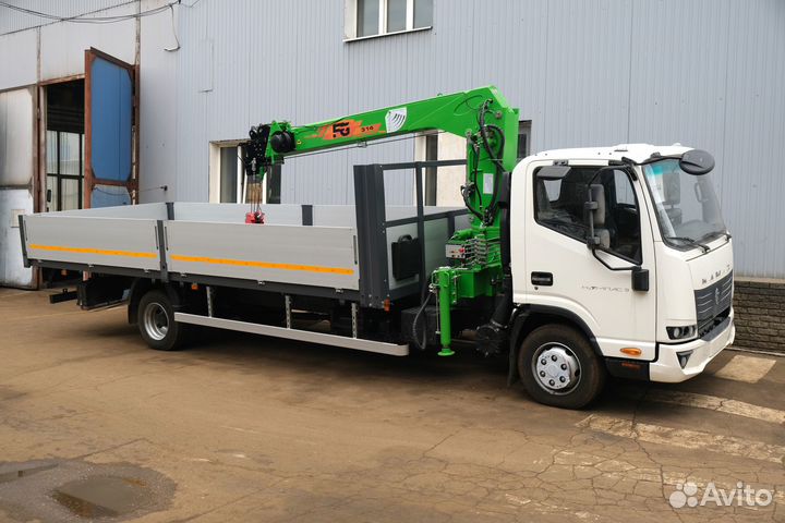 Бортовой грузовик КАМАЗ Компас 9 с КМУ FG, 2024